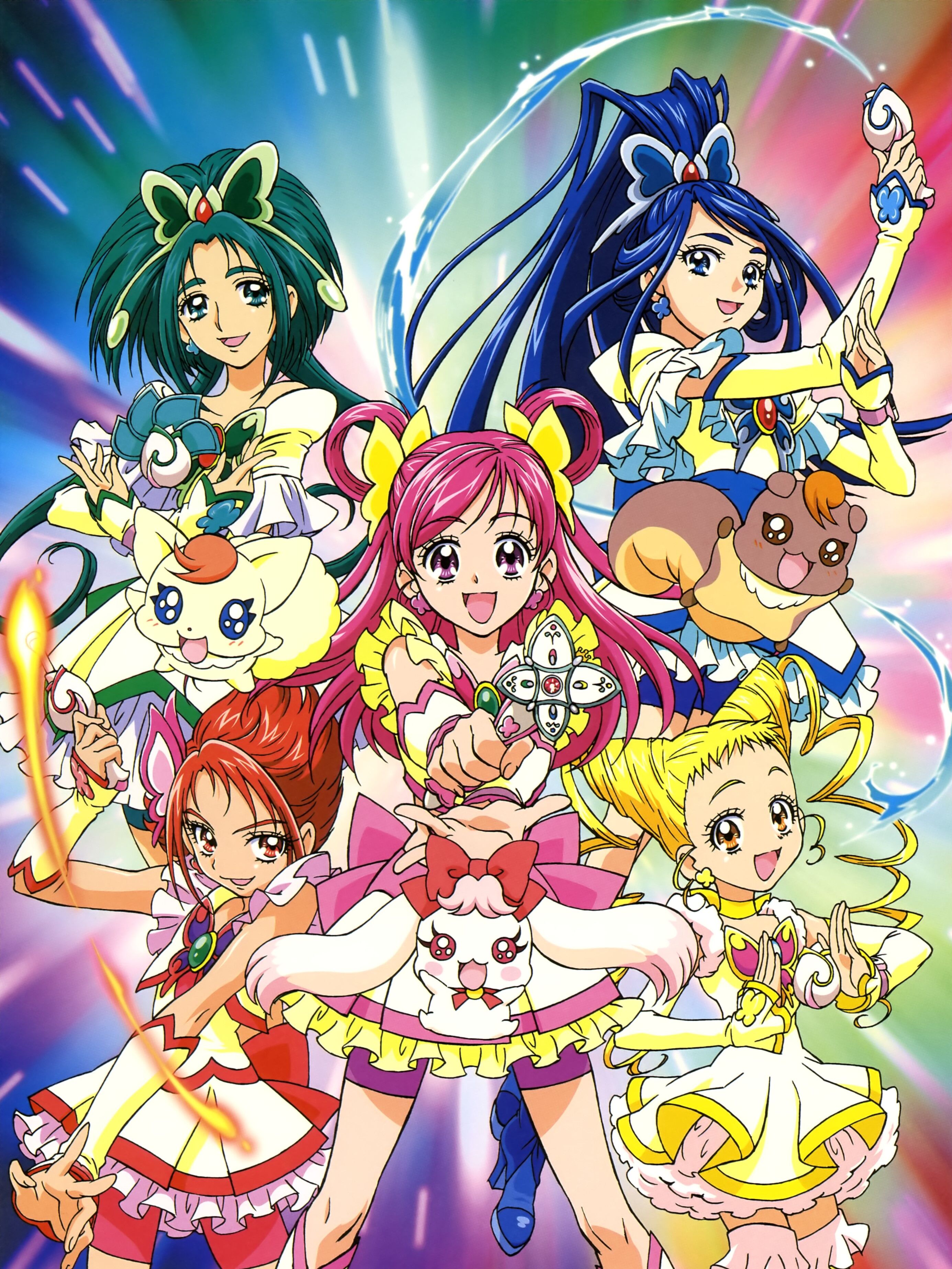 Yes! Precure 5 GoGo! All Transformations & Attacks 