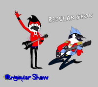 Bloanjay from Originular Show & Future Mordecai from Regular Show