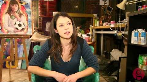 On the set of 'Orphan Black' with star Tatiana Maslany