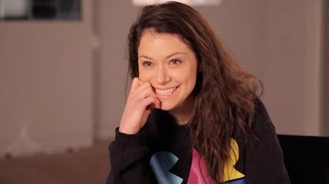 TATIANA MASLANY Answers Who's the Better Kisser Paul or Delphine - ORPHAN BLACK Ask OB