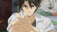 Orphen defends Azalie from Sorcerers