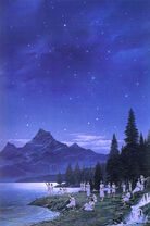 Ted Nasmith - At Lake Cuiviénen-0
