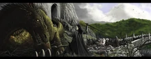Turin ve Glaurung (woutart)