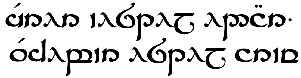 tengwar alfabesi sindarin