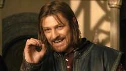 Boromir yüzüğün Gondor'a verilmesini istiyor