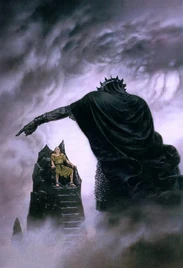Morgoth Húrin'i cezalandırıyor (Ted Nasmith)