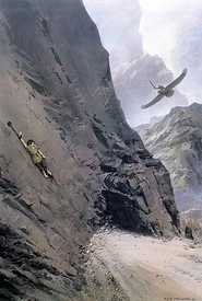 Sağ elinden zincirlenmiş olan Maedhros