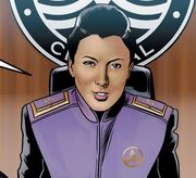 Ozawa contacts the Orville regarding the .