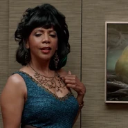 Claire Finn Yaphit.jpg (77 KB) Yaphit gives Claire a tour of his apartment. Claire, under the influence of powerful Retepsian pheromones, is dressed to the nines to attract Yaphit.