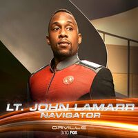 Lt. Commander John LaMarr Chief Engineer