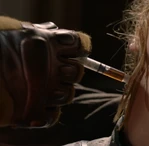 Arabic numberals were not removed from this syringe.