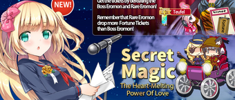 Secret Magic run 2 banner heading