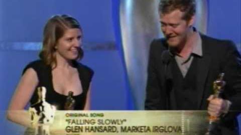 "Falling Slowly" winning Best Original Song Oscar®