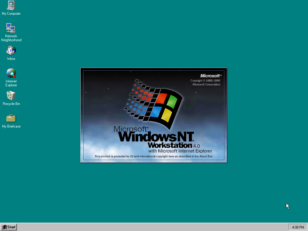 Windows NT 4.0 Build 1381.1 | Operating System Beta, etc