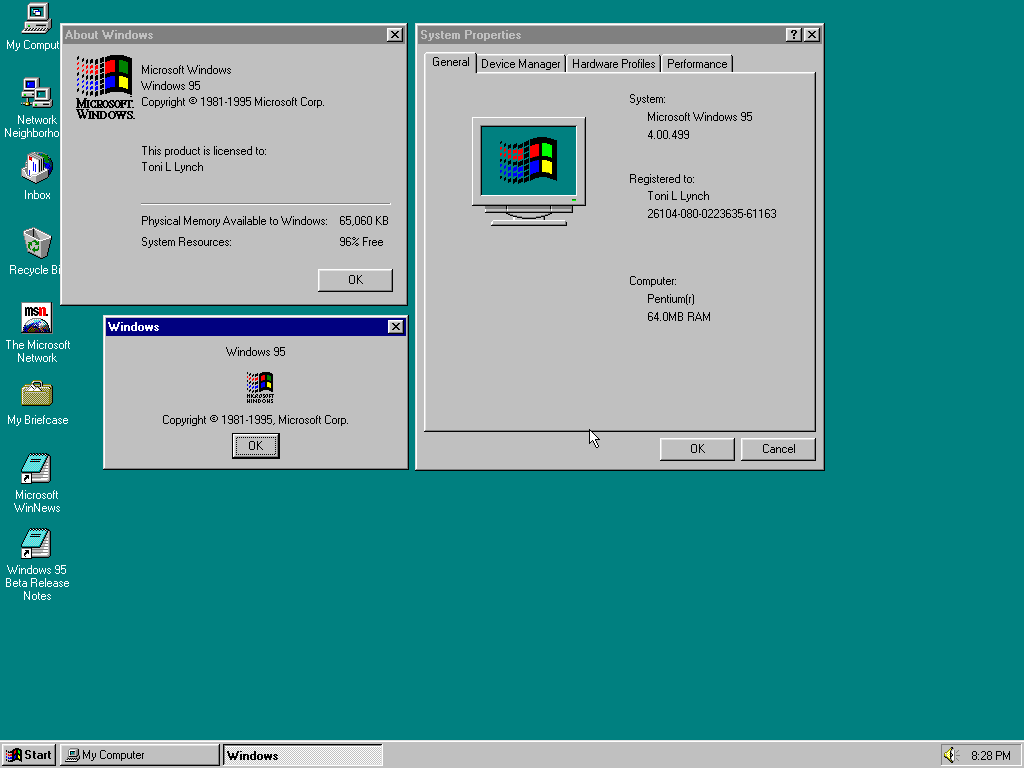 WT Live // Windows95__