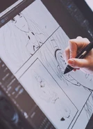 作品を生み出す OSHINOKO02