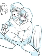 Ruby and Aqua too close for comfort by Mengo[26]