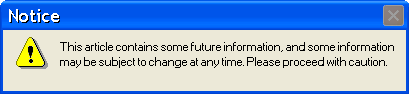 Future Information