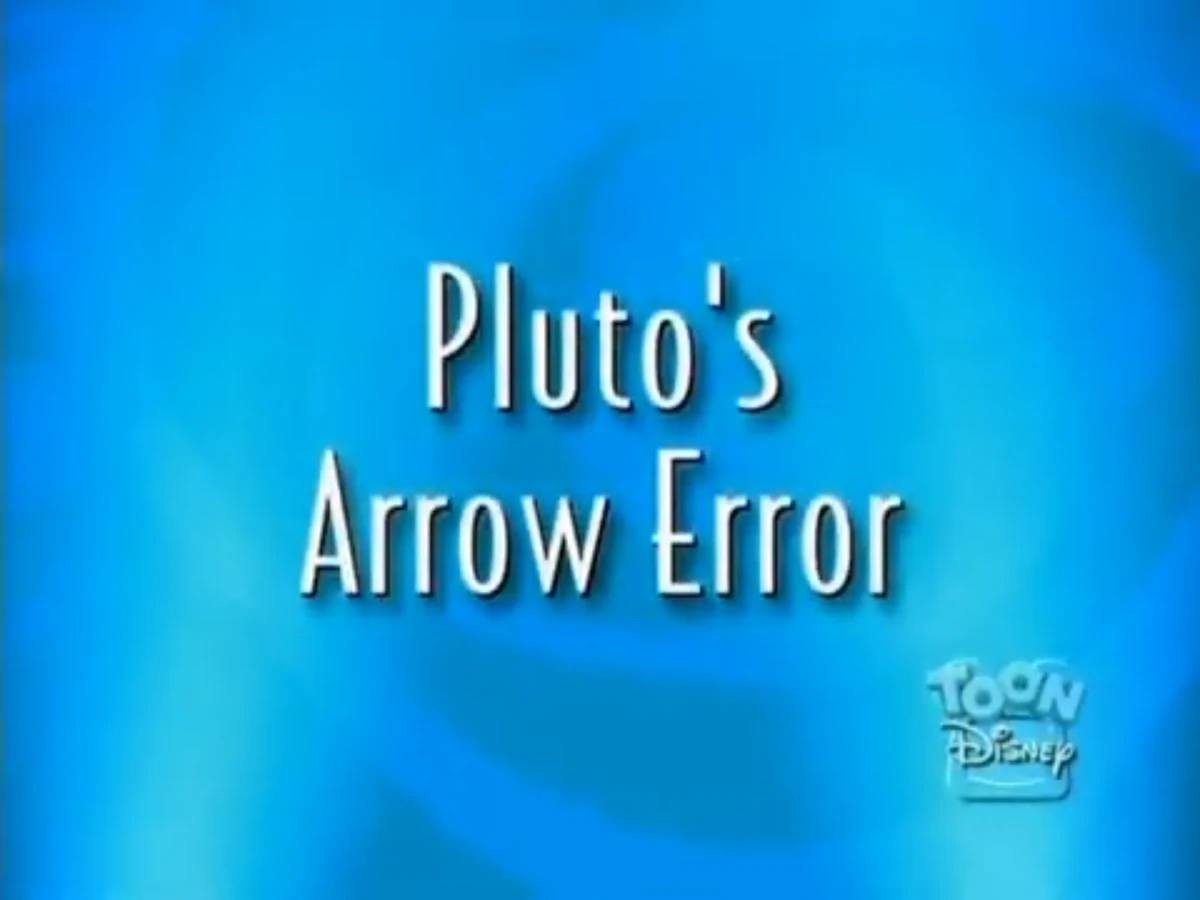 Pluto's Arrow Error | Other Holiday Specials Wiki | Fandom