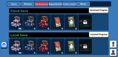 Cloud Save Gemstones