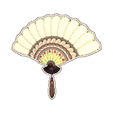 White Feather Fan
