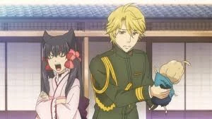 Agemaki playing with Kiri