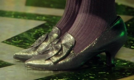 silver slippers