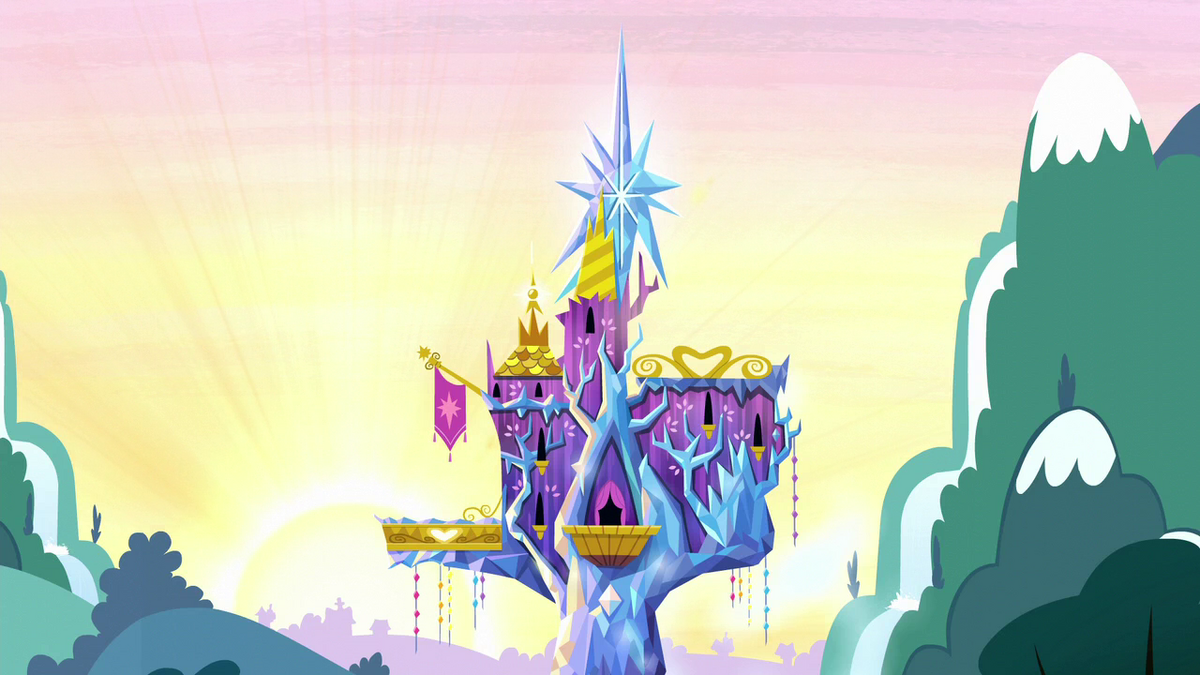 Twilight castle. Замок дружбы МЛП. Галерея: MLP do Princesses Dream of Magic Sheep. Every Princess Dreams of a Castle. Track Princess Dream.