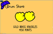 TjDrum Store-Gold Brass Knuckles
