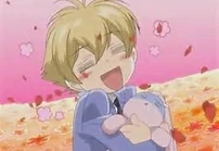 Haruhi is surprised to learn that Honey left the Karate Club to be in the Host Club.