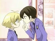 Haruhi providing secret snacks...