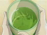 The upright leaf: omen of good fortune.