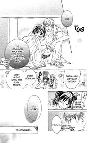 Hikaru comforting Haruhi