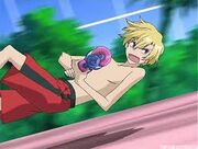 "Sideways leaping shot!!"