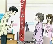 ...and Haruhi begins to suspect Kyoya may possess an altruistic side, after all.