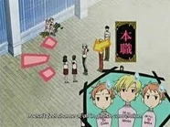 "He's got blending in with the ladies down to an art."