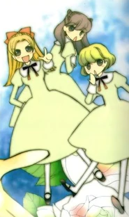 With Haruhi's fans, Renge and Kimiko.