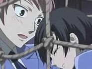 Hikaru and Harhi caught in prankster's net.