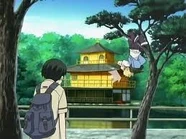 In Kyoto, at the Golden Pavilion.