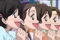 Benibara's fans observe rehearsal.