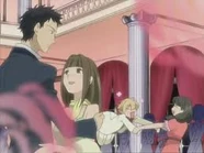 Entertaining their guests.