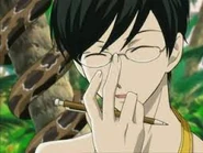 Haruhi realizes that Kyoya Ootori is the "shadow king."