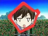 "I don't belong to anyone!"