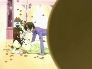 "Tamaki, he attacked me!"