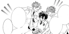 The twins with Haruhi