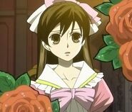 Haruhi dressed up for the Ouran Fair.