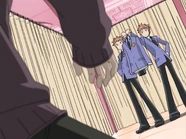 "Here. Change into this."