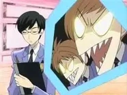 "He's scaring the guests." "Oh no, I think not."