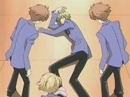 Tamaki, forced to consider his feelings for Haruhi.