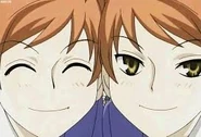 Kaoru and Hikaru grin with mischief, displaying their impish nature.